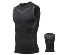 Gym Vest for Men Close-Fitting Breathable Fast Drying Absorbent Running Vest Men Sleeveless Round Neck Elastic Lightweight Sport Clothes for, L Gym for