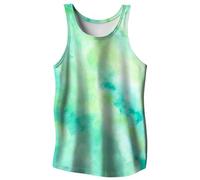 Gym Vests for Men - Sleeveless Tshirt Men, Tank Top Singlet A Dream is A Wish Your Heart Makes Tank Tops WoSummer Funny Letter Print Casual Sleeveless Tank Tops (Green, L)