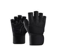 Gym Weight Lifting Gloves Dumbbell Weightlifting Fitness Exercise Non-Slip Breathable Half Finger Training Glove(M)