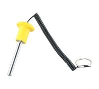 Gym Weight Stack Pin, Longer Length Gym Magnetic Selector Lock Pin With Pull Rope For Strength Training, For Iron Weight Stack, M8*80mm, M8*125mm, M10*80mm, M10*105mm (M10*80mm)