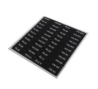 Gym Weight Stack Stickers 10-340LB PP Plastic | Waterproof design, withstands sweat and detergent, keeps text clear without frequent replacement