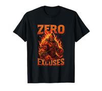 Gym Weightlifting Zero Excuses Ogre Lifting T-Shirt