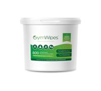 Gym Wipes - 800 Heavy-Duty | Plastic Free, Antibacterial Biodegradable Wipes - Kills 99.9% of Germs | Alcohol Free, Perfect for Gyms, Fitness Studios, Health Clubs, Offices & Homes - Refillable Bucket