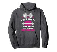Gym & Workout - I Dont Want To Look Skinny Pullover Hoodie