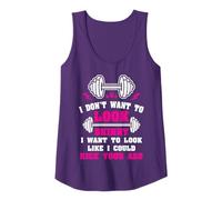 Gym & Workout - I Dont Want To Look Skinny Tank Top