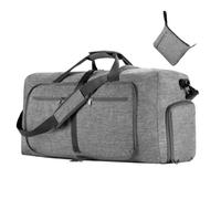 Gym Workout Kit Bag - Waterproof Weekend Bag, Large Capacity Carry Bag for Short Plane Trips to the Gym | Lightweight Foldable Suitcase Organizer, Bags, Gray, Please refer to the description, Please