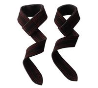 Gym Wrist Wraps Fitness Wrist Straps Weightlifting Leather Booster Straps Hard Pulling Squat Training Straps Fitness Booster Straps(Noir)