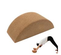 Gym Yoga Block - Smooth Texture Finish, Daily Natural Cork Training Bricks Dance Blocks, Women Indoor Outdoor, Component | Model For Balance Strength Park Backyard Bedroom Tilt