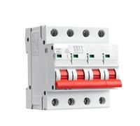 GYM8 4Pole Din Rail Switch Minature Circuit Breaker 6A-63A Din Rail MCB 400V with ON OFF Indiactor AUOQKQUT(40A)