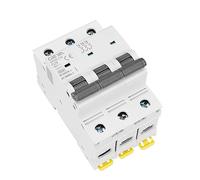 GYM9-125 3Pole MCB 80A 100A 125A Miniauture Circuit Breaker 3P Width 53.4mm 400V 6KA C Curve (Size : 3 Pole C Curve, Color : 80A)