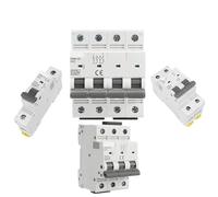 GYM9-125 DC MCB 1P 2P 3P 4P 250V 500V 750V1000VDC Mini Circuit Breaker 80A 100A 125A 6KA DC MCB(4 Pole 1000VDC,100A)