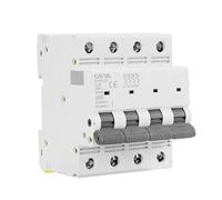 GYM9-125 MCB 4P 80A 100A 125A AC C Curve Electrical Circuit Breaker 4P Width 71.2mm 400V 6KA Circuit Breaker (Color : 100a, Size : 4 Pole C Curve)