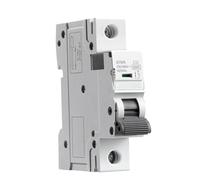 GYM9 1P MCB Din Rail 220V 400V 6A-63A AC Type 6KA Breaking Capacity ON Off Switch 1Pcs(25 V)