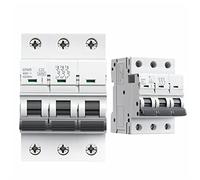 GYM9 3P 6KA Mini Disyuntor Din Rail Circuit Breaker 6A 10A 16A 20A 25A 32A 40A 50A 63A AC Type MCB 400V 1Pcs Air switches (Color : 32A, Size : 3 Pole C Curve)