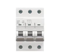 GYM9 3P MCB 6A-63A 6KA Mini Disyuntor Din Rail Circuit Breaker 6A 10A 16A 20A 25A 32A 40A 50A 63A AC Type MCB 400V 1Pcs(63A)