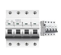 GYM9 4Pole 6KA Breaking Capacity Rail Mini Circuit Breaker 6A-63A AC Type 1Pcs (Color : 50a, Size : 4 Pole C Curve)