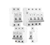 GYM9H 10KA MCB 1P 2P 3P 4P 6A 10A 16A 20A 25A 32A 40A 50A 63A Circuit Breaker 230V 400V(4 Pole C Curve,25A)