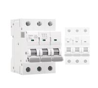 GYM9H 10KA MCB 3P 6A 10A 16A 20A 25A 32A 40A 50A 63A Circuit Breaker 220V C Curve CE CB Approved(25A)