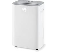 Gymax 24L De-humidifier With Auto Drain Touch Control &Timer Dehumidifier in White Gymax White