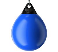 GYMAX 45cm/52cm Water Boxing Bag, 50kg/70kg Heavy Bag with Water Injection Hose and Hanging Accessories, Professional Aqua Punching Bag for Kids, Teens & Adults (Blue, 45 x 58cm)