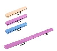 GYMAX 7FT/2.1M Folding Gymnastics Balance Beam (Purple)