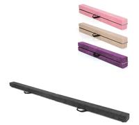 GYMAX 7FT/9FT Folding Gymnastics Balance Beam (Gray, 7FT)