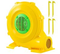 GYMAX Air Blower, Inflatable Bouncy Castle Blower with Ground Stakes, Electric Air Pump Fan for Bounce House Water Slide (750W)