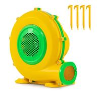 GYMAX Air Blower, Inflatable Bouncy Castle Blower with Ground Stakes, Electric Air Pump Fan for Bounce House and Water Slide (950W 1.2 HP)