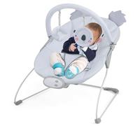 GYMAX Baby Swing Bouncer, Infant Rocking Chair with Adjustable Safety Belt, Soothing Vibrations, Music Box and Toys, Newborn Rocker Seat for 0-6 Mouths