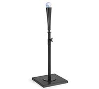 GYMAX Baseball Batting Tee, Height Adjustable Hitting Tee with Soft Rubber Topper and Heavy Duty Base, Weighted Softball Tees