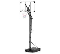 GYMAX Basketball Hoop, 131-263 cm Rim Height Adjustable Basketball Goal