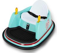 Gymax Bumper Car Ride On Toy With Music Remote Control & Flashing Lights in Green Gymax Green