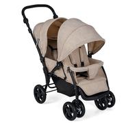 GYMAX Double Seat Stroller with Adjustable Push Ha