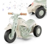 Gymax Electric Ride on Motorcycle With Bubble Maker LED Headlight & Music in Beige Gymax Beige