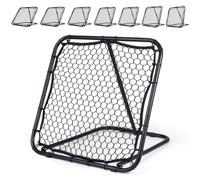 GYMAX Foldable Soccer Rebound Net with Metal Frame (101 x 96 x 96.5 cm)