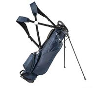 GYMAX Golf Stand Bag, Professional Golf Club Bag with 4 Way Divider, 4 Storage Pockets and Adjustable Shoulder Strap, Waterproof Golf Carry Bag for Men & Women (Blue)