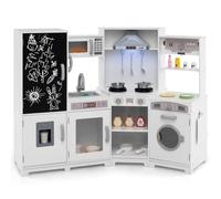 GYMAX Kids Corner Kitchen, Large Play Kitchen