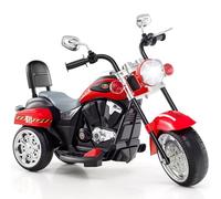 GYMAX Kids Electric Motorbike, 6V Battery Powered Motorcycle with Headlight, Horn and Forward/Reverse Switch, Children Ride on Motor Bike for 3+ Years Old (Red)