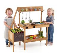 GYMAX Kids Mud Kitchen, Outdoor Toy Gardening Center