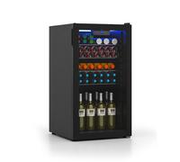 Gymax Mini Fridge Beverage Refrigerator Cooler for Home Bar & Office in Black Gymax Black