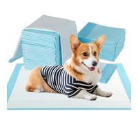 GYMAX Pet Training Pads, 100/150/300Packs Super Absorbent Puppy Pads with Multi-Layer Design, Leak-Proof Dog Toilet Mats Pee Diaper (90x60cm 150 Pack)