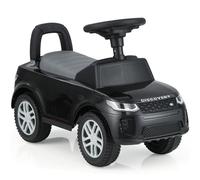 GYMAX Toddler Ride on Car, Kids Sit on Toy with Under Seat Storage, Horn and Engine Sound, Outdoor Indoor Foot to Floor Sliding Car for 12-36 Months (Black)