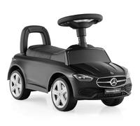 GYMAX Toddler Ride on Car, Mercedes-Benz Licensed Kids Sit on Toy with Under Seat Storage, Horn and Engine Sound, Outdoor Indoor Foot to Floor Sliding Car for 12-36 Months Boys Girls (Black)