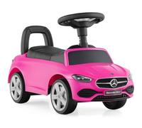 GYMAX Toddler Ride on Car, Mercedes-Benz Licensed Kids Sit on Toy with Under Seat Storage, Horn and Engine Sound, Outdoor Indoor Foot to Floor Sliding Car for 12-36 Months Boys Girls (Pink)