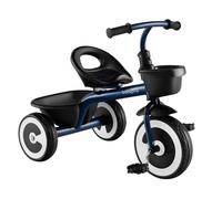 GYMAX Toddler Tricycle, 3 Wheel Kids Trike with Adjustable Seat, Front & Rear Storage Baskets and Heavy-Duty Carbon Steel Frame, Toddler Bike for Boys & Girls 1.5-5 Years Old