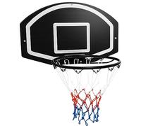 GYMAX Wall Mounted Basketball Hoop, 72 x 45.5cm Portable Backboard