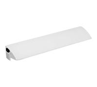 Gymax Wedge Pillow Queen Size Bolster Close the Gap Filler With Side Pocket in White Gymax White