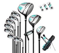 Gymax Women's Complete Golf Clubs & Bag Set With 460CC #1 Driver Green Gymax Green