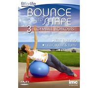 Gymball Bounce Into Shape 3 in 1 Workout - Fat Burning, Posture & Total Body Toning - Fit for Life Series [DVD]