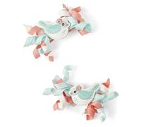 Gymboree, 2 x Blue Birds Hair Accessories for Toddlers - One Size Fits All - Blue Birds - 2 Count (Pack of 2)